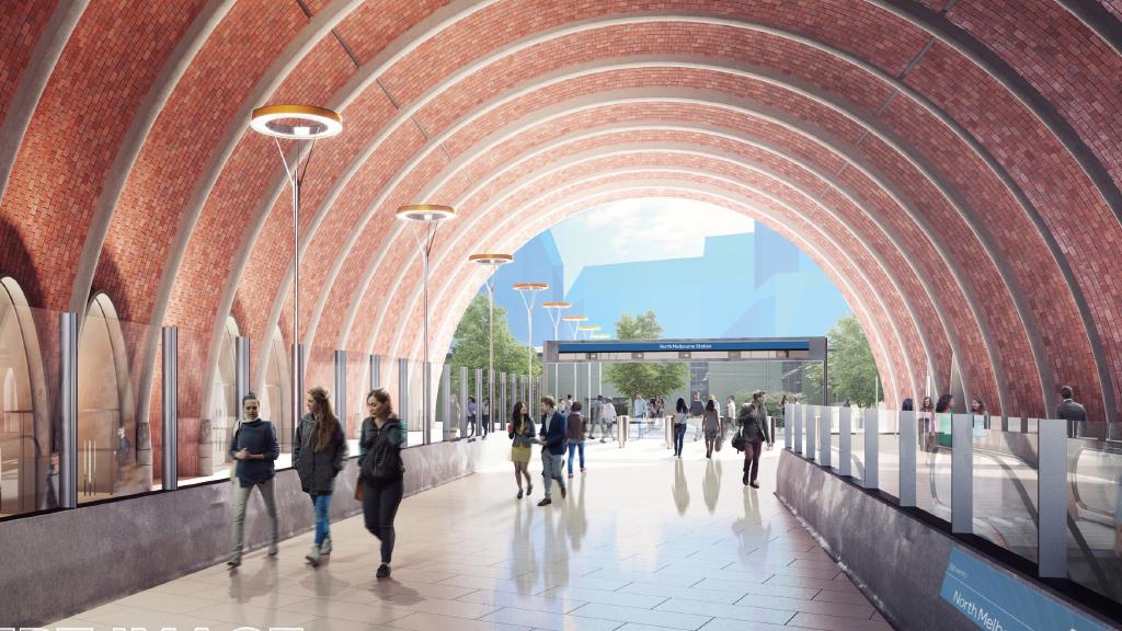 The new station will be part of the $11 billion Metro Tunnel project. Picture: Supplied