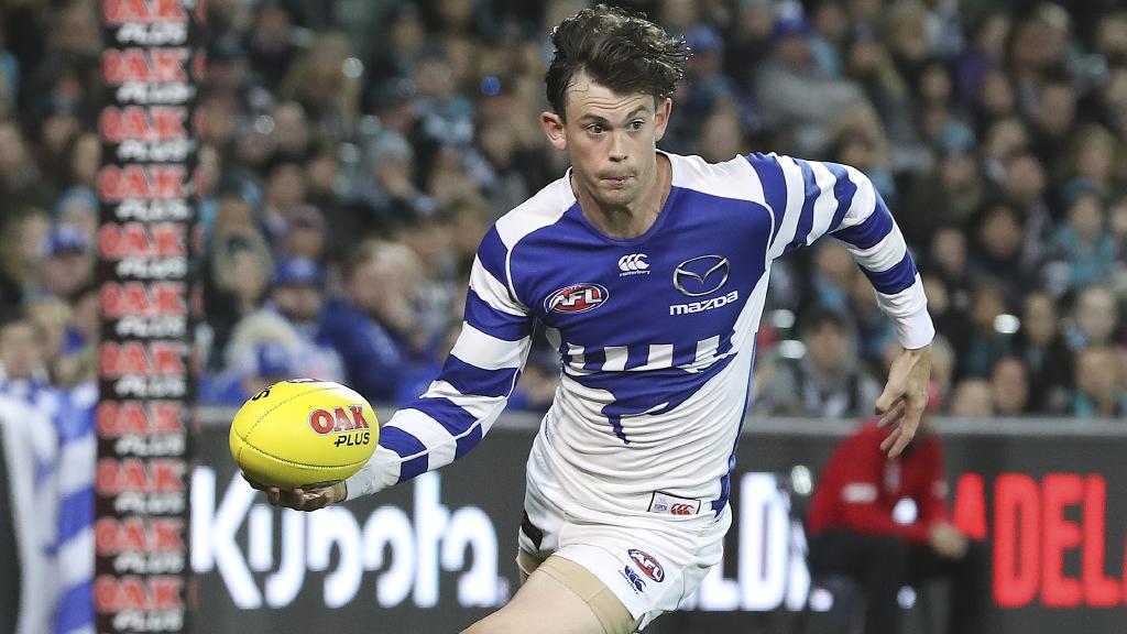 Jasper Pittard is loving his time at North Melbourne. Picture: Sarah Reed