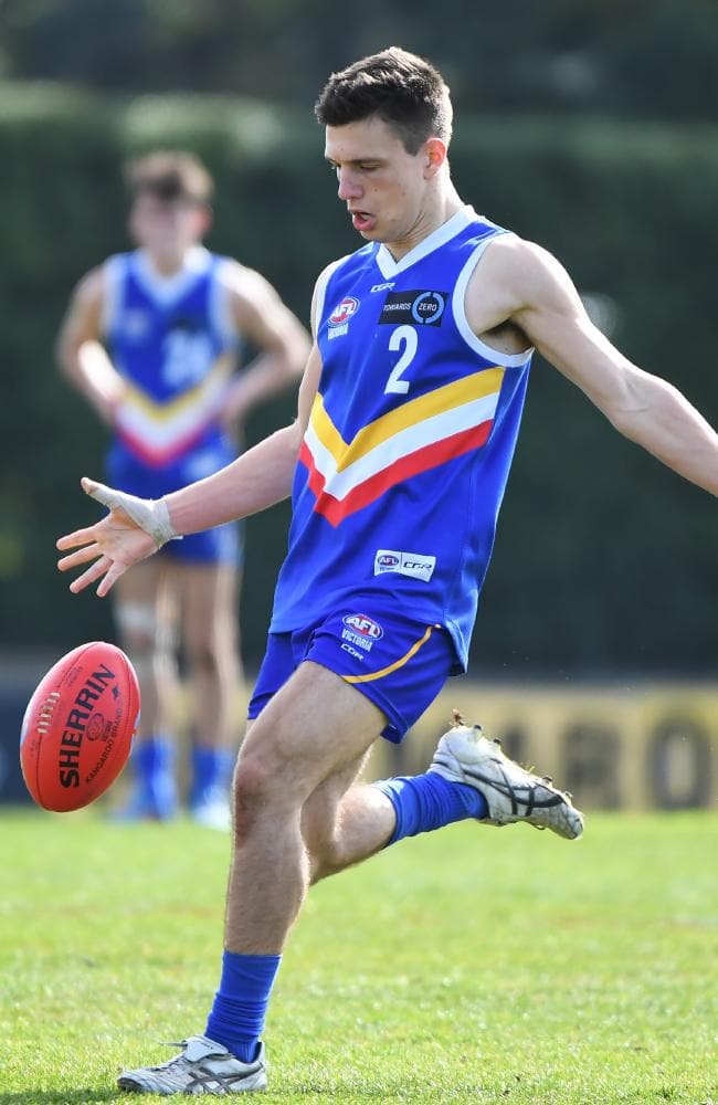 Vermont’s Adrian Kalcovski, seen here playing for Eastern Ranges, has been a “real find’’ for the Eagles this year.