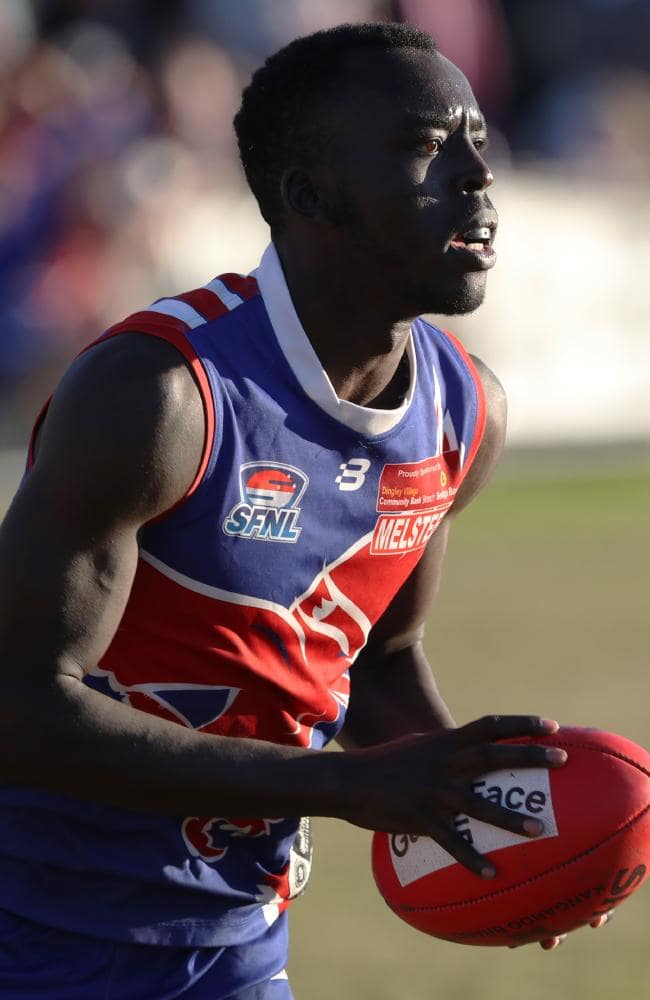 Keysborough star Riet Pal, who is on Collingwood VFL’s development list.