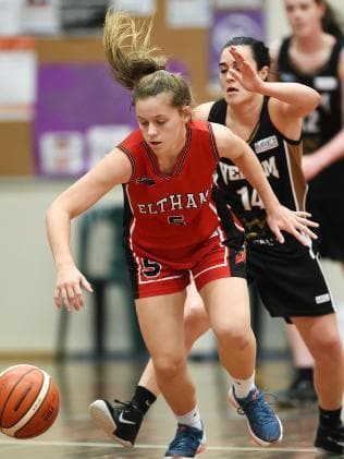 Madeline Brancatisano has been juggling her dual passions for basketball and football. Picture: Steve Tanner.