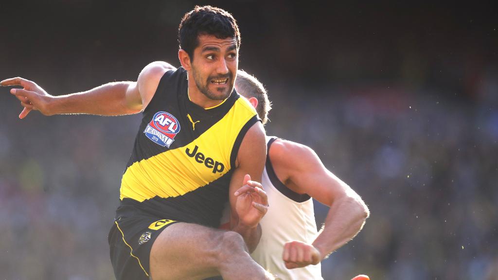 Marlion Pickett in action during his only AFL match – this year’s Grand Final win. Picture. Phil Hillyard