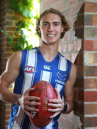 Charlie Lazzaro in his new threads. Picture: Peter Ristevski