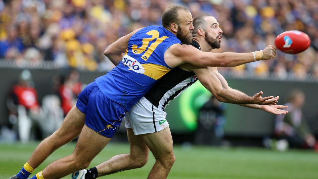 Steele Sidebottom was restricted to just 14 disposals in the 2018 Grand Final. Picture: Michael Klein
