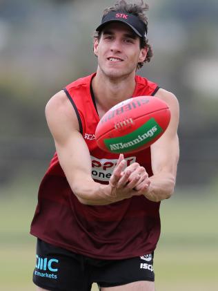 Max King pushes his case for a Round 1 debut in pre-season training.