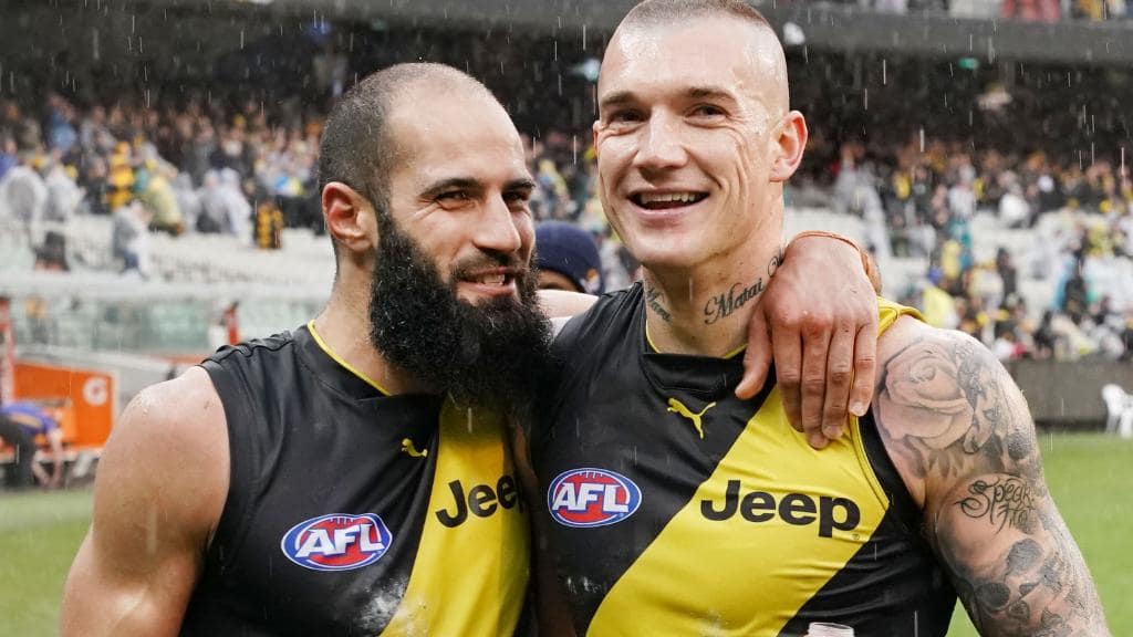 Bachar Houli says he has grown closer to Dustin Martin.