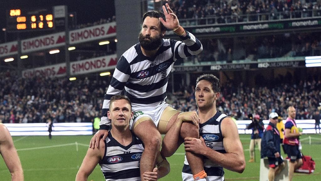 Image result for jimmy bartel 300th game