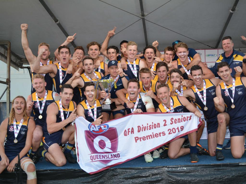 Bond University won the QFA Division 2 competition in 2019. Picture: Supplied by AFLQ.