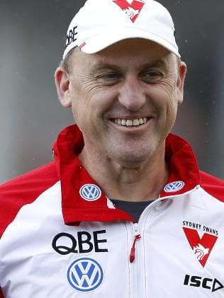 John Longmire is set to extend his stay at the Swans. Pic: Getty Images