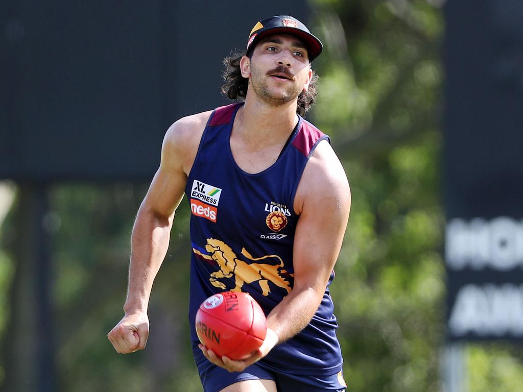 Nakia Cockatoo during pre-season with Brisbane. Pics Tara Croser.