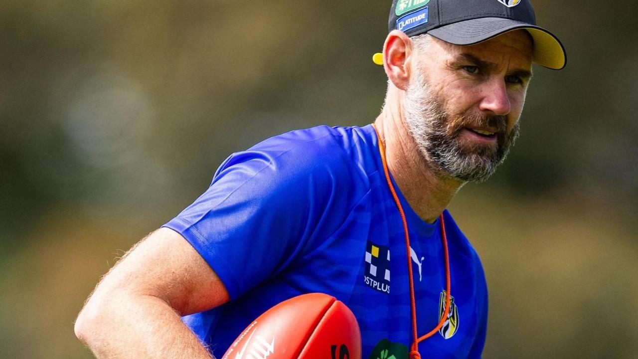 Former Tigers skipper and now assistant coach [PLAYERCARD]Chris Newman[/PLAYERCARD]. Picture: Richmond Media/RichmondFC.com.au