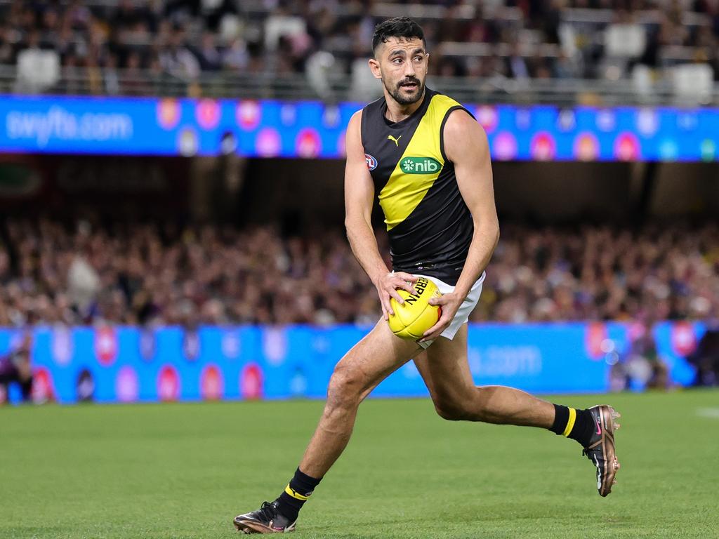 Mr Pickett made his AFL debut in Richmond’s 2019 premiership victory. Picture: Russell Freeman/AFL Photos via Getty Images