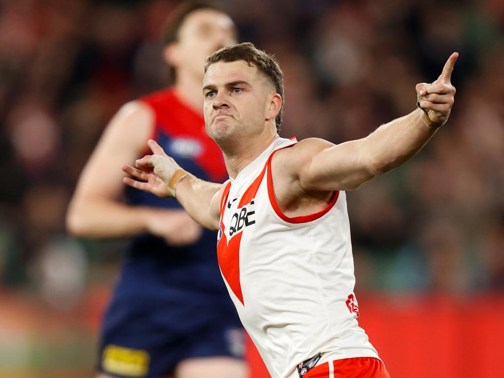 [PLAYERCARD]Tom Papley[/PLAYERCARD] is someone Konstanty looks up to. Picture: Michael Willson/AFL Photos via Getty Images