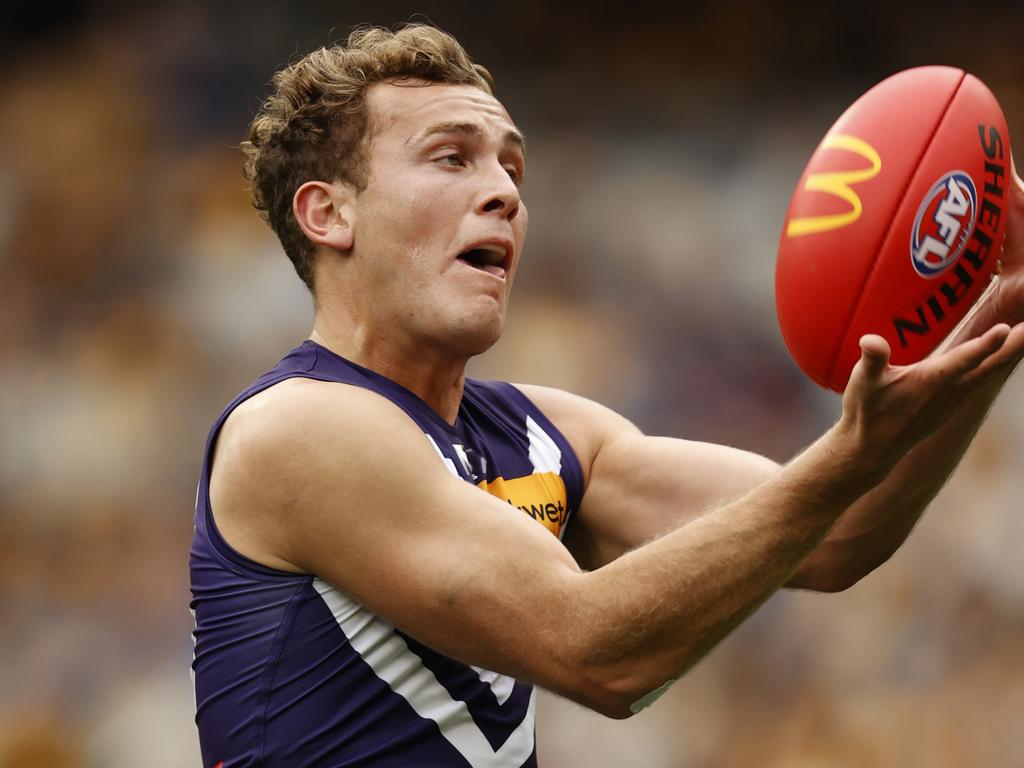 Tom Emmett is ready to fill the hole left by Lachie Schultz at the Dockers. Picture: Darrian Traynor/Getty Images