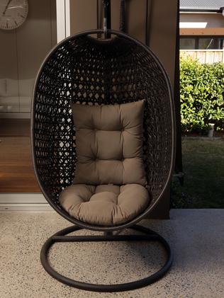 Tom Scully’s outdoor chair.