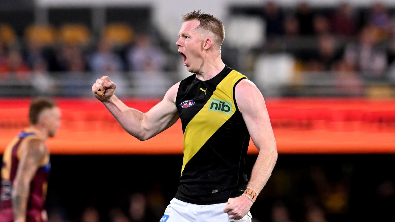 Jack Riewoldt is still enjoying his footy so why not keep playing? Picture: Bradley Kanaris/Getty Images)