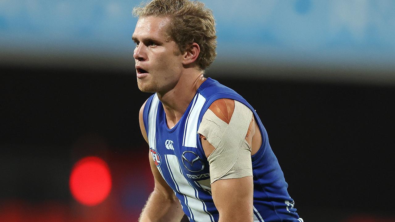 North Melbourne had about a dozen players missing from training on Monday.