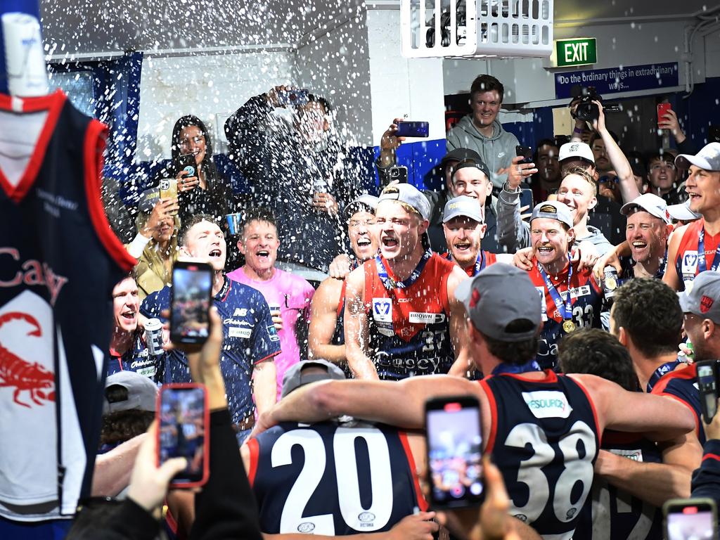 The Casey Demons won last year’s premiership. Picture: Felicity Elliott/AFL Photos via Getty Images