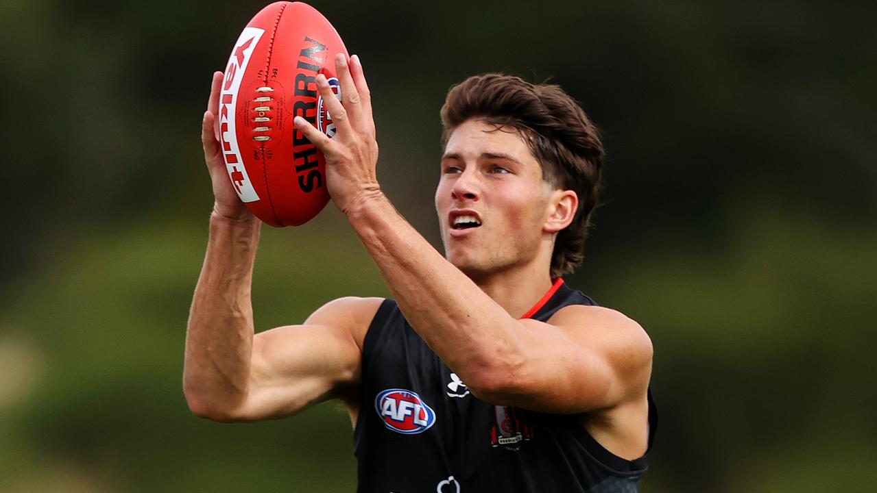 Essendon will be hopeful Archie Perkins can take another big step forward in 2022. Picture: Mark Stewart