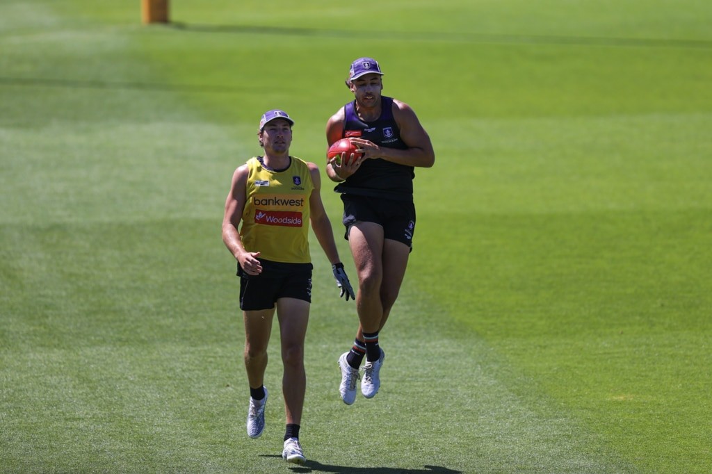 Stubbs hopes to be able to make an impact in the Freo forward line. Picture: Fremantle FC