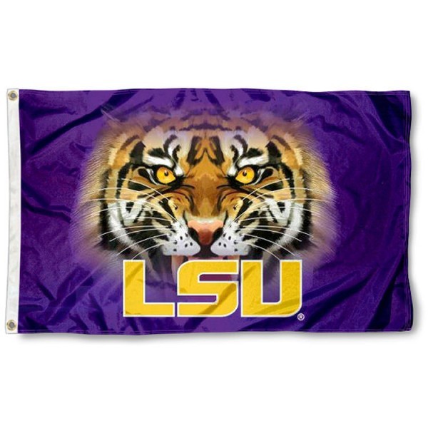 LSU Tiger Eye Flag and Flags for Louisiana State Tigers