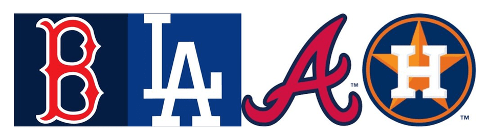 r/baseball - The logos of the remaining four teams in the playoffs spell out BLAAH