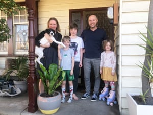 Fionnuala Twomey’s family had to cancel a school holiday trip after West Footscray was ordered to lock down. Those on the other side of the street in Footscray have been spared.