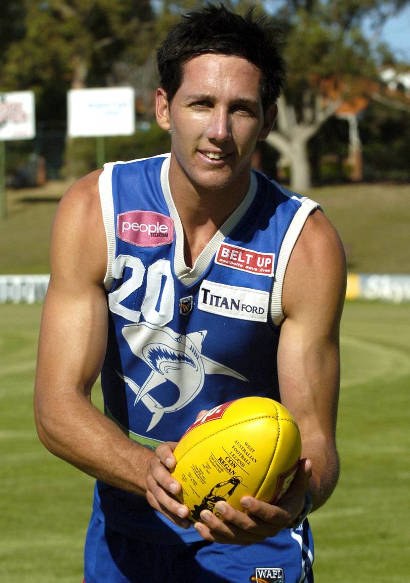 A young Harry Taylor representing East Fremantle in 2007.