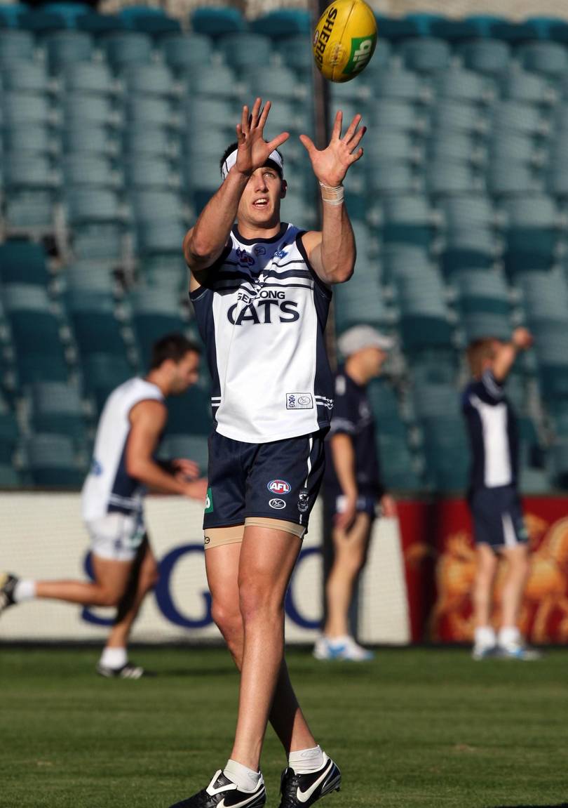 Harry Taylor training at Subiaco Oval in 2008.