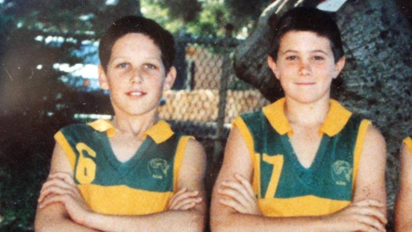 Harry Taylor and Josh Kennedy in the same Northampton U12s side in 1998.