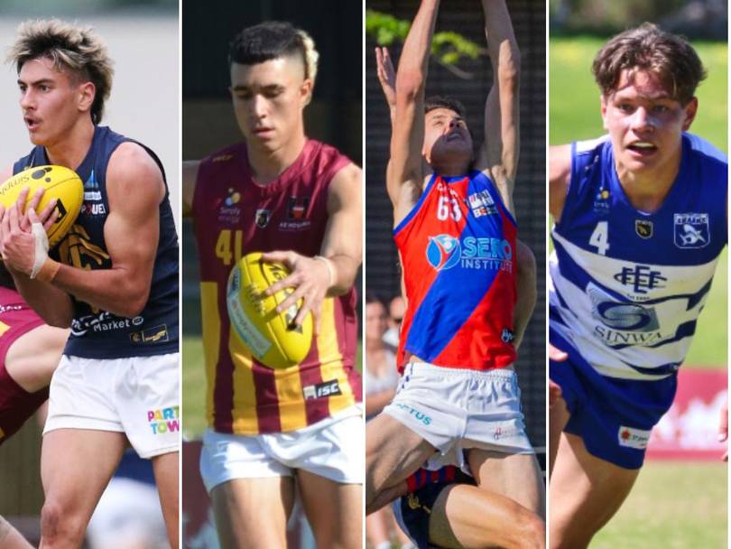 Joel Western, Tyler Brockman, Heath Chapman and Taj Woewodin are primed for a big WAFL colts finals series.