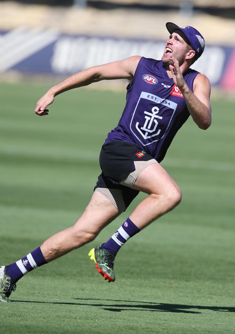 Luke Ryan missed Fremantle’s last pre-season match against West Coast.