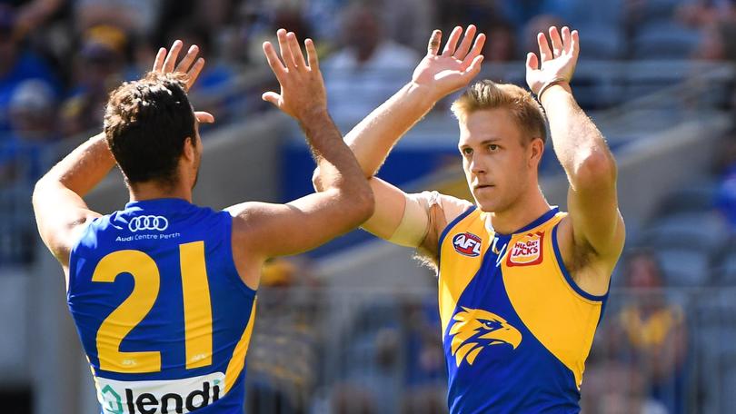 Oscar Allen has kicked 44 goals from 40 games since being drafted to West Coast in 2017.