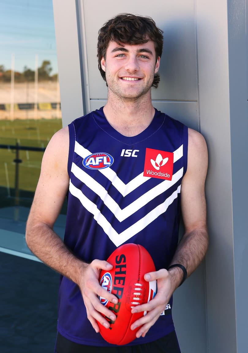 Dillon OReilly pictured at Fremantle headquarters in Cockburn Central.