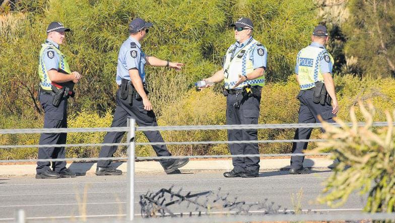 The incident happened while McMahon was deploying stingers on Tonkin Highway