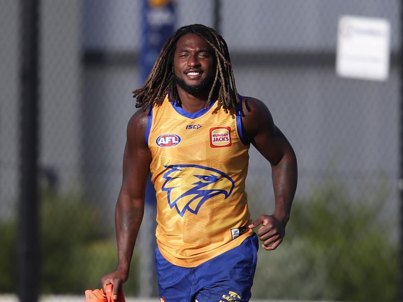 Nic Naitanui. West Coast Eagles return to training at Mineral Resources Park, Lathlain. 18 MAY 2020