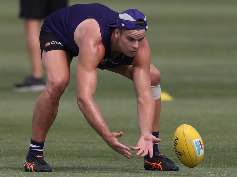 Fremantle Dockers [PLAYERCARD]Sean Darcy[/PLAYERCARD] hopes to spend more time forward in 2021.