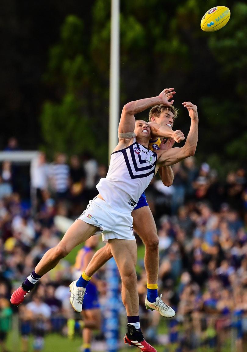 [PLAYERCARD]Andrew Embley[/PLAYERCARD] named West Coast defender Brad Sheppard as the closest defender in the AFL to stopping Nat Fyfe.