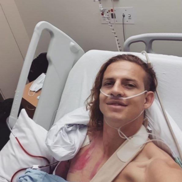 Nat Fyfe’s original surgery in Melbourne in July didn’t go as planned.
