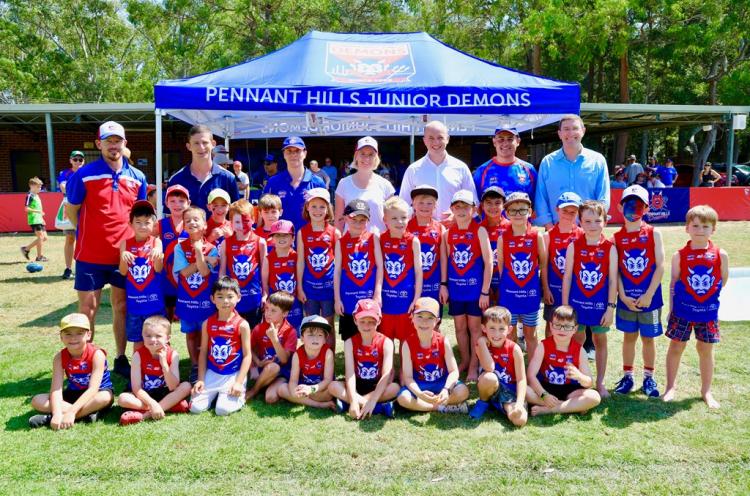 Matt Kean MP and the Pennant Hills Demons AFL Club