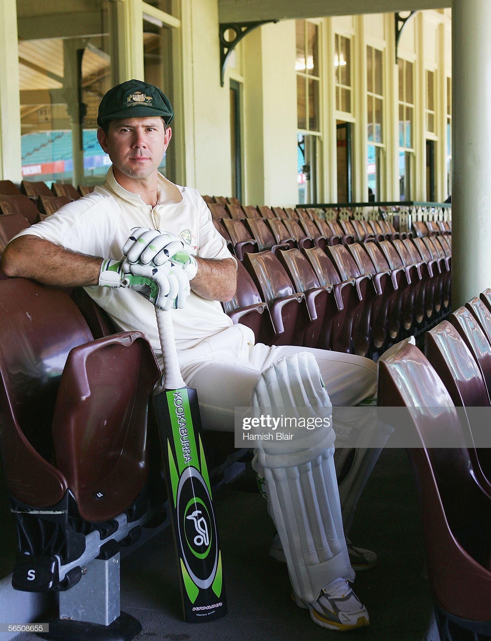 australian-captain-ricky-ponting-poses-in-the-pavilion-ahead-of-the-picture-id56508655