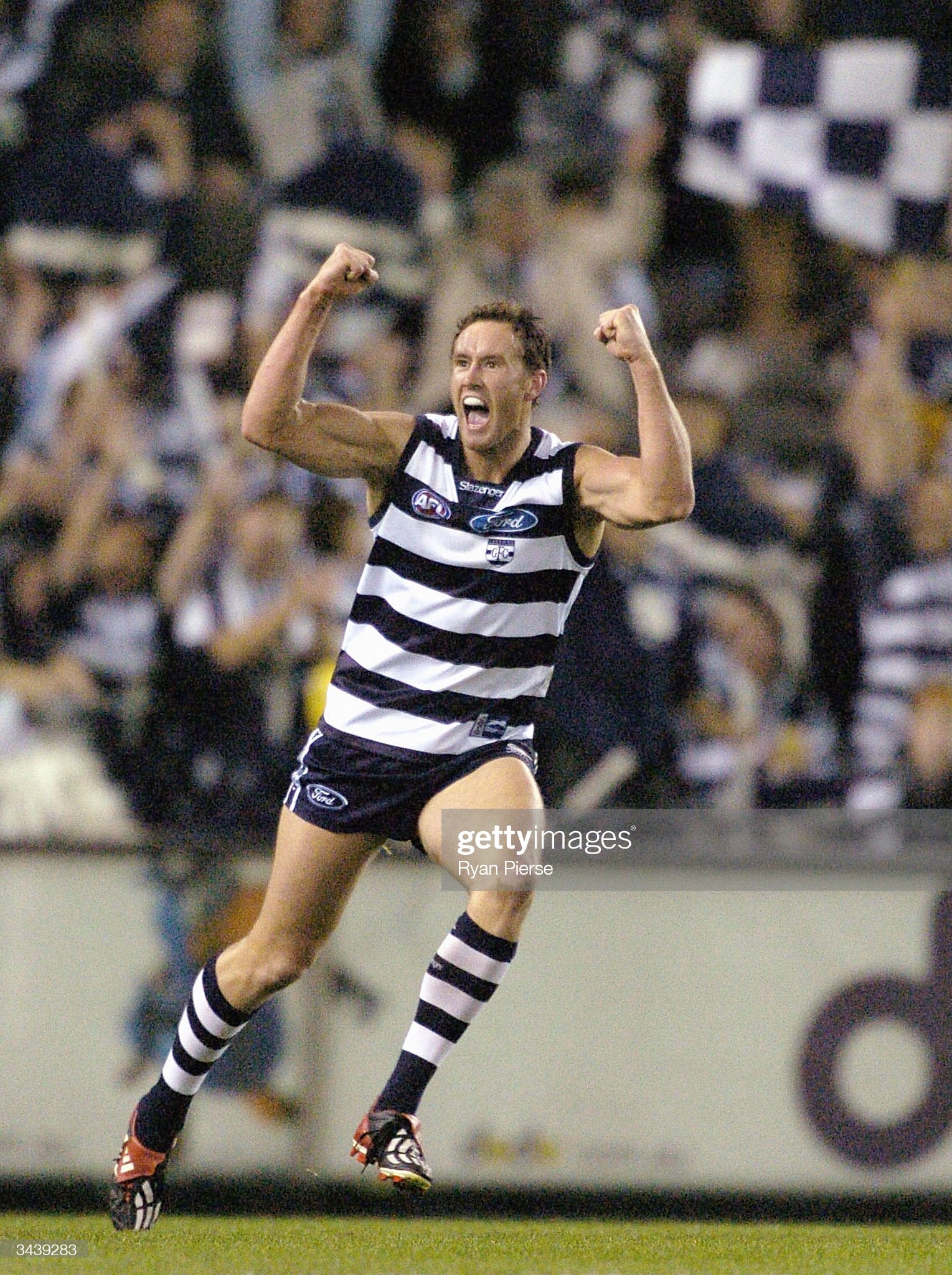 ben-graham-for-the-cats-celebrates-a-goal-during-the-round-four-afl-picture-id3439283