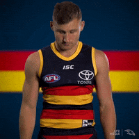 [PLAYERCARD]rory laird[/PLAYERCARD] afl GIF by Adelaide Crows