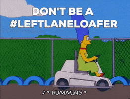 Driving Marge Simpson GIF by VDOT