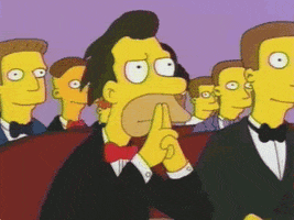 serious the simpsons GIF