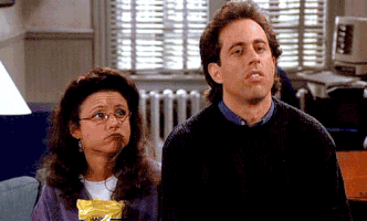 Seinfeld Reaction GIF by MOODMAN