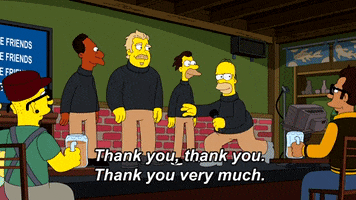 The Simpsons Thank You GIF by AniDom