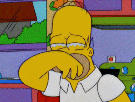 Sad Homer Simpson GIF