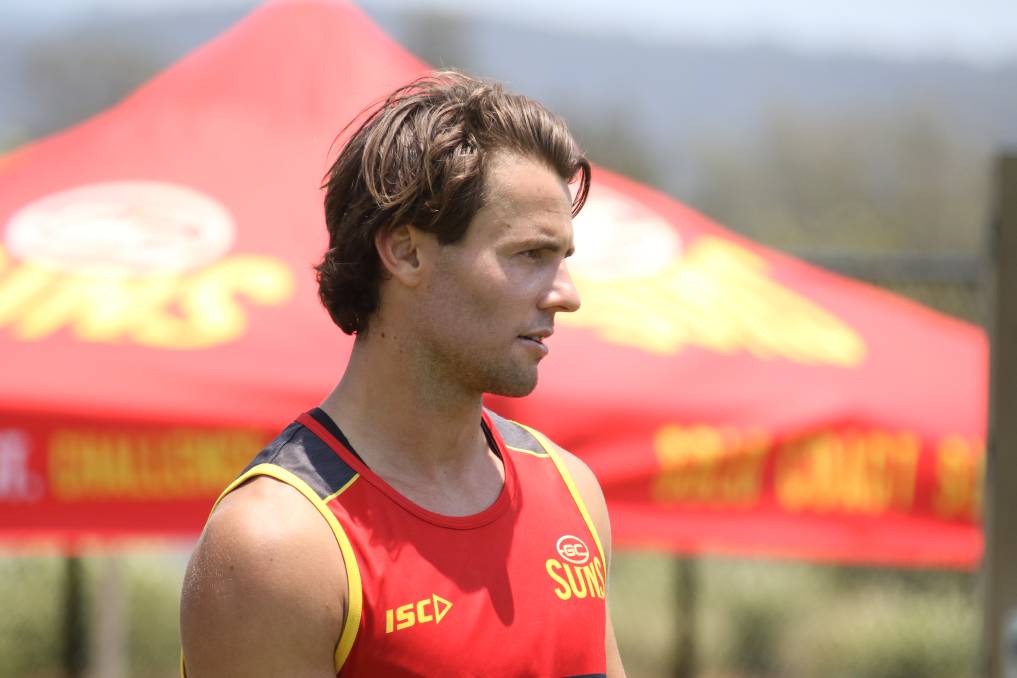 MIlestone man: Lachie Weller will have his 100th AFL outing when Gold Coast hosts North Melbourne on Sunday. Picture: Gold Coast SUNS