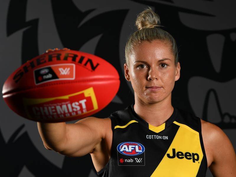 Star Richmond recruit Katie Brennan is excited to play the AFLW season opener for the first time.